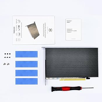 Amazon.com: KONYEAD pcie4.0 x16 to m.2 m-Key nvme x 4 ssd